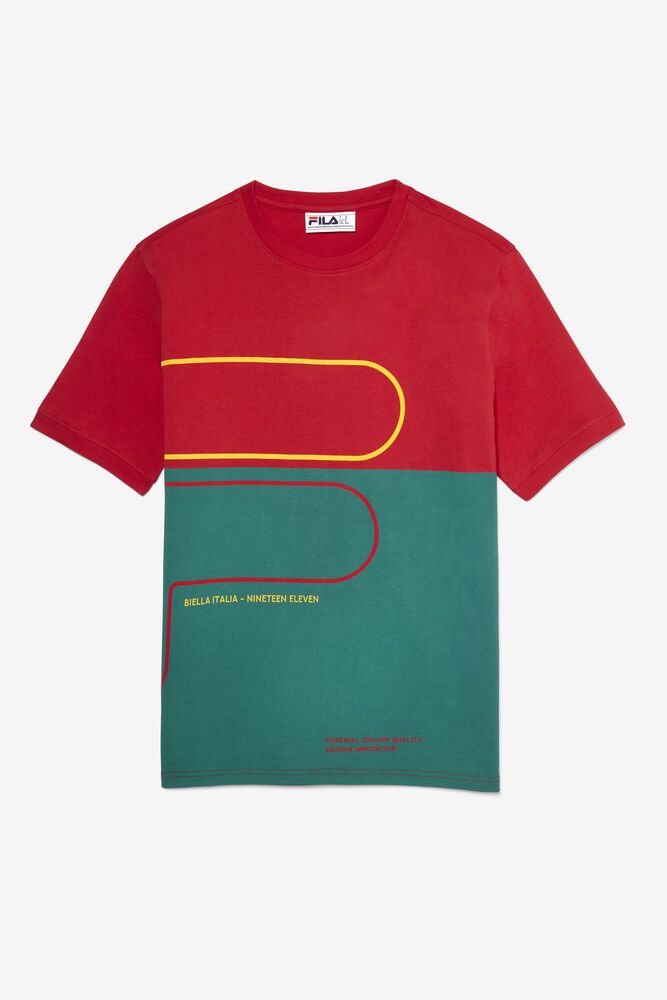 Fila T-Shirt Herre Rød Salza AST-159072